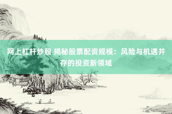网上杠杆炒股 揭秘股票配资规模：风险与机遇并存的投资新领域