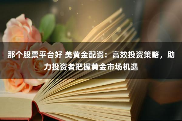 那个股票平台好 美黄金配资：高效投资策略，助力投资者把握黄金市场机遇