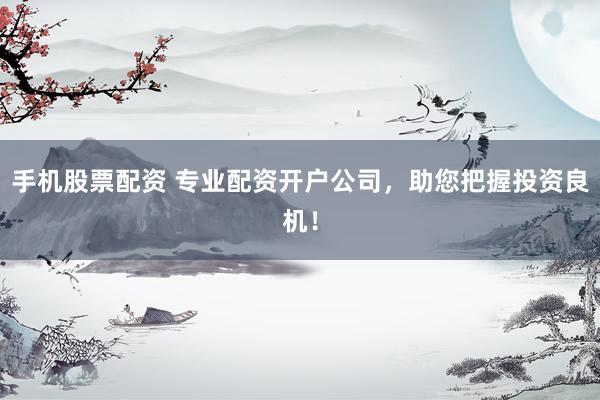 手机股票配资 专业配资开户公司，助您把握投资良机！