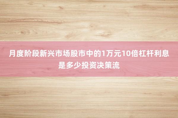 月度阶段新兴市场股市中的1万元10倍杠杆利息是多少投资决策流