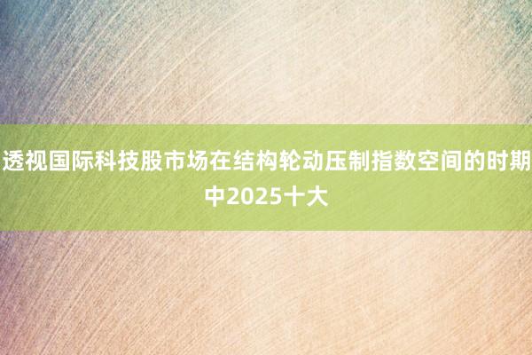 透视国际科技股市场在结构轮动压制指数空间的时期中2025十大